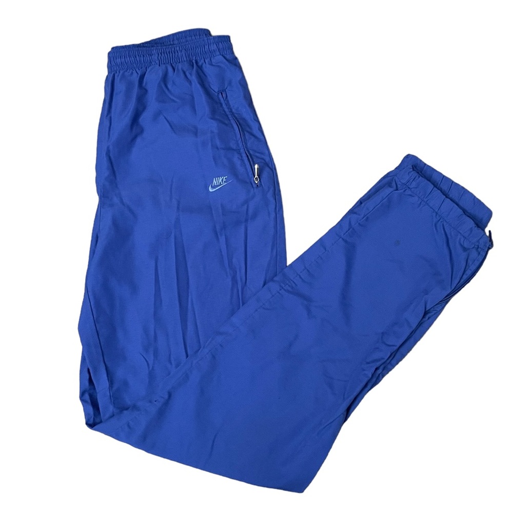 Vintage Nike Track Suit / Windbreaker Light Royal Blue Top & Bottom Medium - Picture 6 of 10